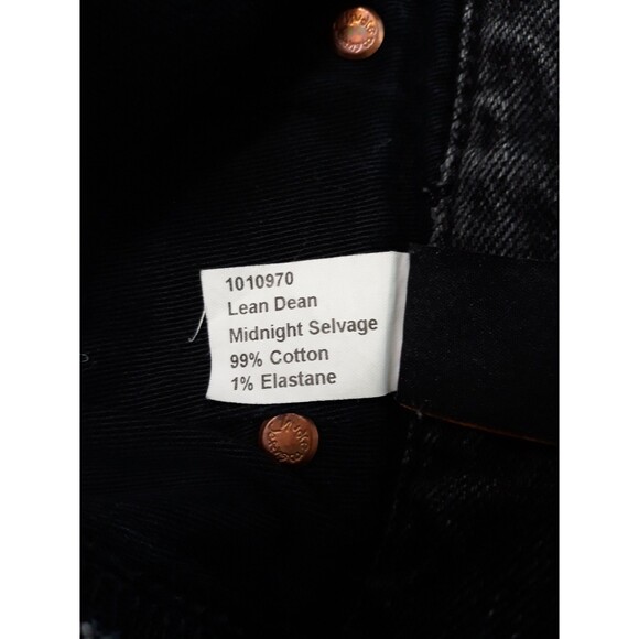 Men's Nudie Jeans Co Lean Dean Midnight Salvage Organic Cotton  29X29 - Picture 9 of 9